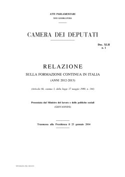 Atti Parlamentari - Camera dei Deputati