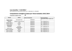 5F - Liceo Scientifico Statale Vito Volterra