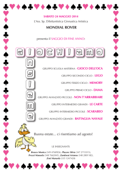 G i o c h i a m o N S E i m E