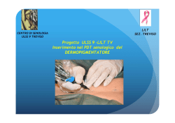 LILT TV Inserimento nel PDT senologico del DERMOPIGMENTATORE