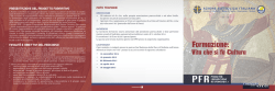 PFR - Pieghevole Del Progetto Formativo 2014-15