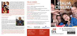 ITALIA CINEMA 2014 2.indd - Dante Alighieri Salzburg