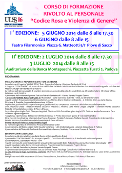 locandina corso formazione Panizzo con programma def
