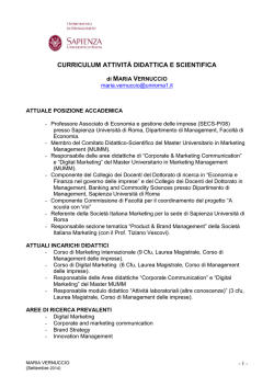 Curriculum vitae