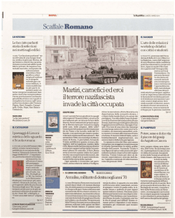 La Repubblica, 31 marzo 2014, di Giuseppe Serao [pdf 590KB]