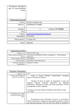 Curriculum vitae Dott. Giuseppe Luigi Romano