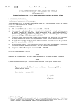 (UE) N. 1202/&bull;2014 DEL CONSIGLIO