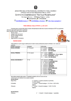 ISTITUTO COMPRENSIVO &ldquo;NATALE PRAMPOLINI&rdquo;