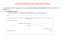 accesso alla propria pec mail (ordine medici salerno)