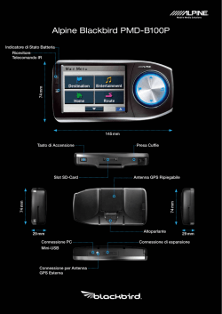 Alpine Blackbird PMD-B100P