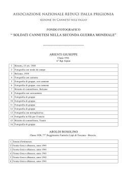 soldati cannetesi nella seconda guerra mondiale