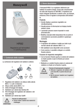 2. Breve descrizione 1. Contenuto della scatola