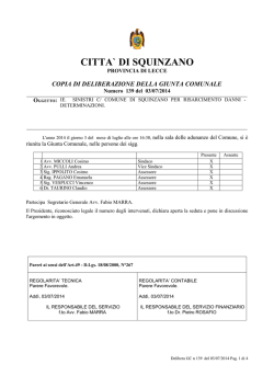 CITTA` DI SQUINZANO