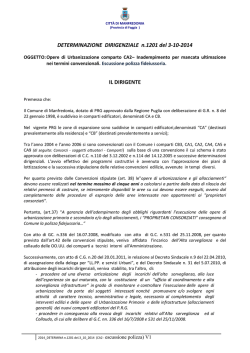 CA2 - escussione polizza