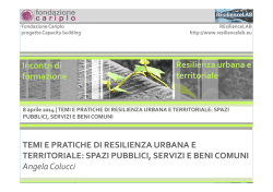 Angela Colucci - Fondazione Cariplo