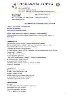profin_ID_2014_ matematica_rossi - LICEO MAZZINI