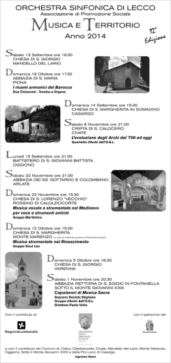 12&ordf; Edizione - Upper &ndash; Un paese per star bene!