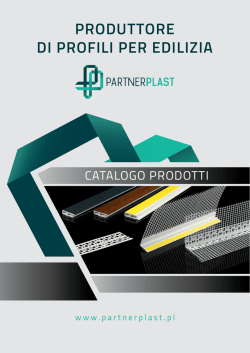 PRODUTTORE DI PROFILI PER EDILIZIA