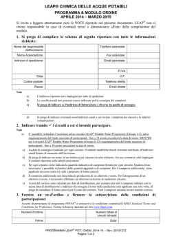 programma e iscrizione
