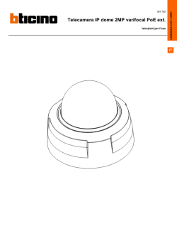Telecamera IP dome 2MP varifocal PoE ext.