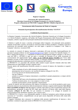 POR CAMPANIA 2000 &ndash; 2006