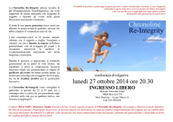 La Chronoline Re-Integrity utilizza tecniche di pnl