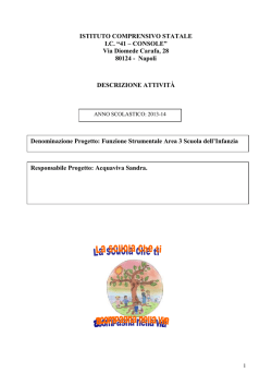 Area Gestione Sostegno - Istituto Comprensivo Statale 41 Console