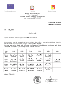 CIR 54 2014-15 incontri di verifica e approvazione PEI