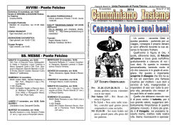 Camminiamo Insieme del 16 Novembre 2014