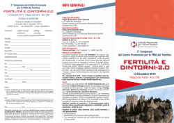 FERTILITÀ E DINTORNI-2.0 - Azienda Provinciale per i Servizi Sanitari