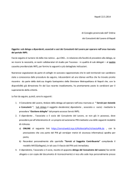 clicca qui - Ordine CDL Napoli