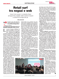 Cross canalità: "Retail surf tra negozi e web