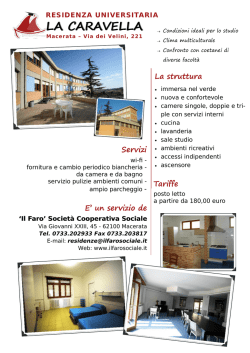 Locandina studentato