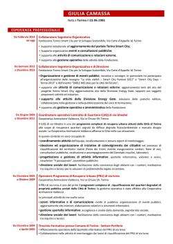giulia camassa - Torino Smart City