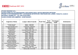Elenco idonei non ammessi