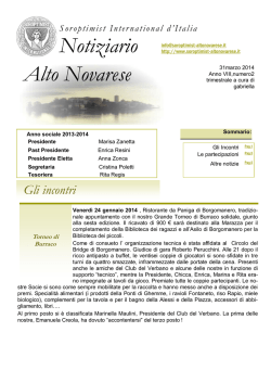 NOTIZIARIO n.2(annoVIII) - soroptimist