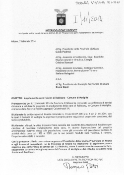 Cava Holcim &ndash; Robbiano (Mediglia)