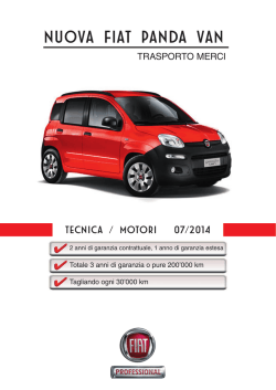 Caratt. Tecniche - FIAT Professional