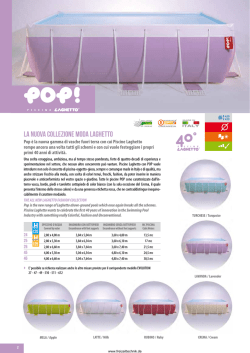 Preisliste von Laghetto POP