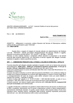 lettera invito - Centro Virginia Borgheri