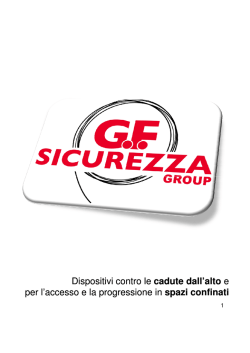 Sistemi e dispositivi anticaduta e dispositivi di protezione individuale