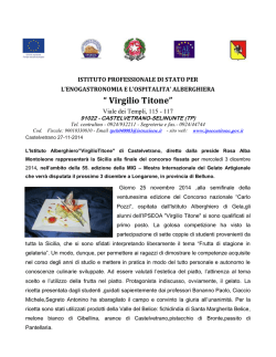 Leggi tutto - IPSEOA "V. TITONE"