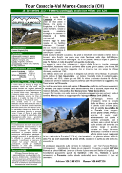 Tour Casaccia-Val Maroz-Casaccia (CH)