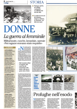 La guerra al femminile