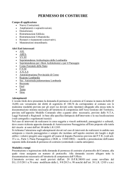 indicazioni procedure in materia ediliazia comune di turate
