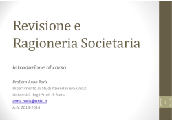 Presentazione corso RRS 2013-2014