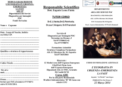 Brochure Corso Ecografia FAST