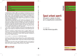 Spazi urbani aperti - Franco Angeli Editore