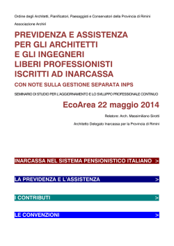 Dispensa - Ordine Architetti Rimini