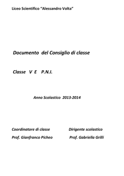 documento_5E_2014 - Liceo Scientifico Alessandro Volta